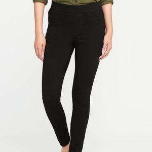 Old Navy “Rockstar” velvet mid rise pants